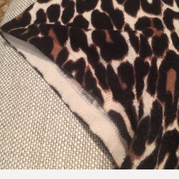 J Crew Factory Leopard Sweater Tee - Picture 5 of 7
